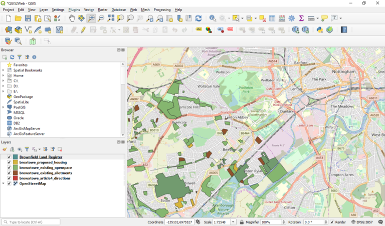 Creating A Web Map Using QGIS2Web - XyHt