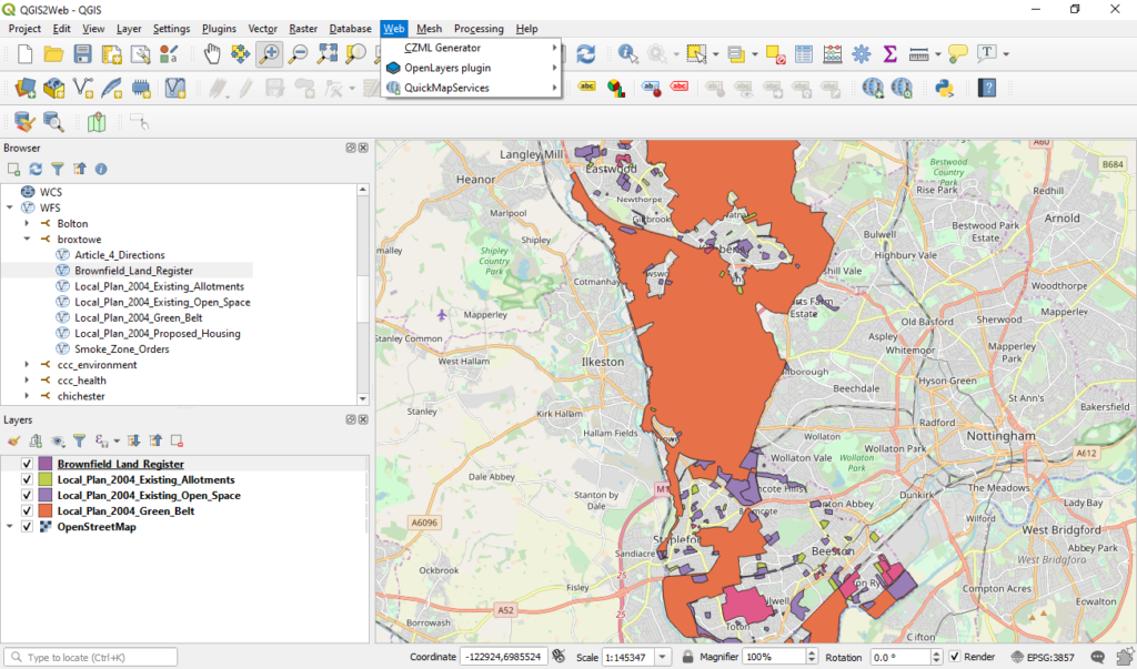 Creating A Web Map Using QGIS2Web - XyHt